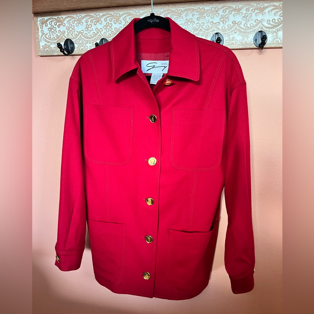 Vintage Genny Wool And Cashmere Coat